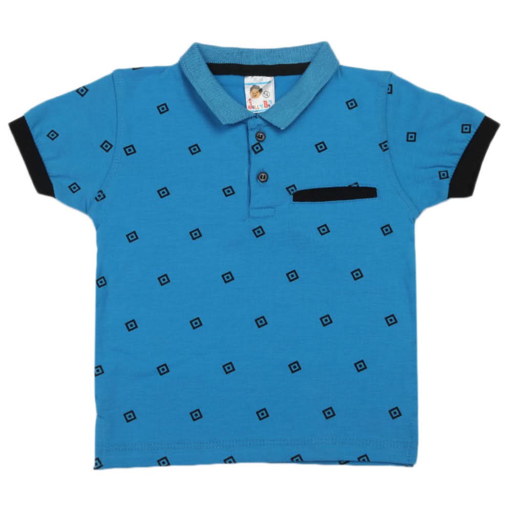 Boys Half Sleeves T-Shirt - Blue, Boys T-Shirts, Chase Value, Chase Value