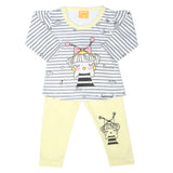 Newborn Girls Full Sleeves Suit - Lemon, Newborn Girls Sets & Suits, Chase Value, Chase Value