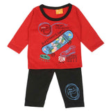 Newborn Boys Full Sleeves Suit - Red, Newborn Boys Sets & Suits, Chase Value, Chase Value