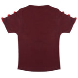 Eminent Girls T-Shirt - Maroon, Girls T-Shirts, Eminent, Chase Value