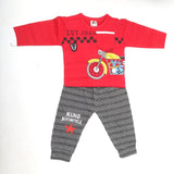 Newborn Boys Full Sleeves Suit - Red, Kids, NB Boys Sets And Suits, Chase Value, Chase Value