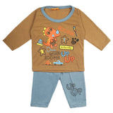 Newborn Boys Full Sleeves Suit - Brown, Newborn Boys Sets & Suits, Chase Value, Chase Value