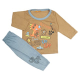 Newborn Boys Full Sleeves Suit - Brown, Newborn Boys Sets & Suits, Chase Value, Chase Value