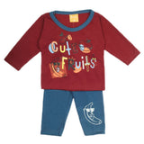 Newborn Boys Full Sleeves Suit - Maroon, Newborn Boys Sets & Suits, Chase Value, Chase Value