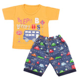Boys Half Sleeves Short Suit - Brown, Kids, Boys Sets And Suits, Chase Value, Chase Value