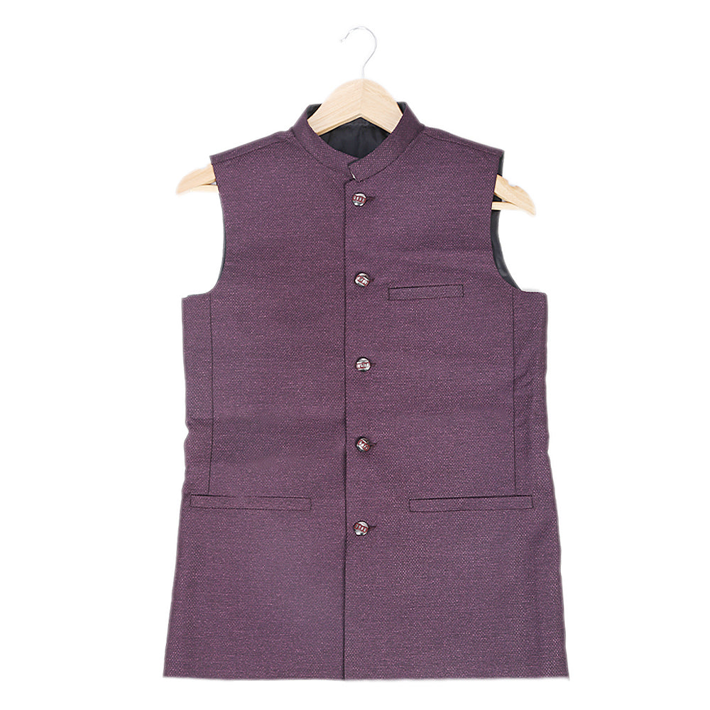 Men's Waist Coat Fancy Suit - Purple, Men, Waist Coats, Chase Value, Chase Value