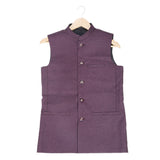 Men's Waist Coat Fancy Suit - Purple, Men, Waist Coats, Chase Value, Chase Value