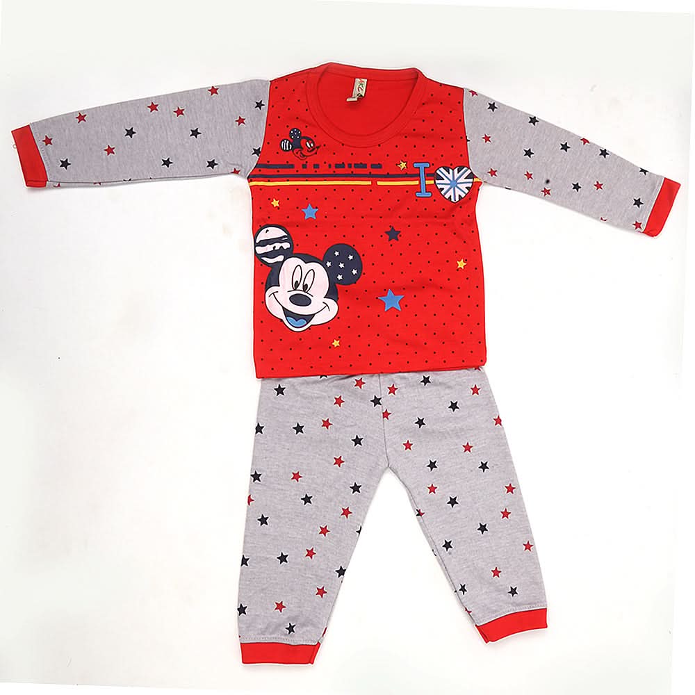 Boys Pajama Suit - Red, Kids, Boys Sets And Suits, Chase Value, Chase Value