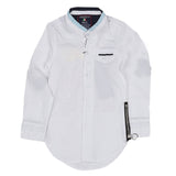 Boys Cotton Casual Shirt Full Sleeves - White, Kids, Boys Shirts, Chase Value, Chase Value