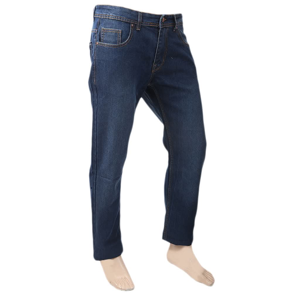 Men's Basic Denim Pant - Steel Blue, Men, Casual Pants And Jeans, Chase Value, Chase Value