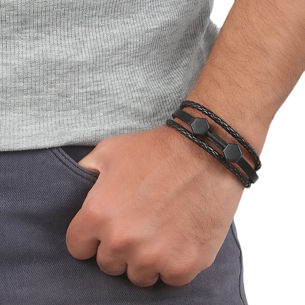 Men's Bracelet - Black, Men, Jewellery, Chase Value, Chase Value