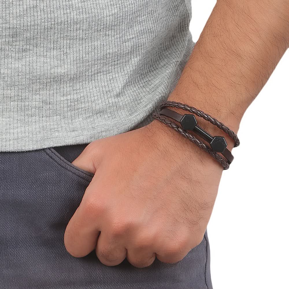 Men's Bracelet - Coffee, Men, Jewellery, Chase Value, Chase Value