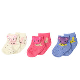 Kids 3 Pieces Character Socks - Multi, Kids, Girls Socks, Chase Value, Chase Value