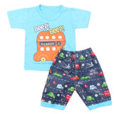 Boys Half Sleeves Short Suit - Sky Blue, Kids, Boys Sets And Suits, Chase Value, Chase Value