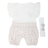 Newborn Girls Turkish Romper - Light Brown, Kids, NB Girls Rompers, Chase Value, Chase Value