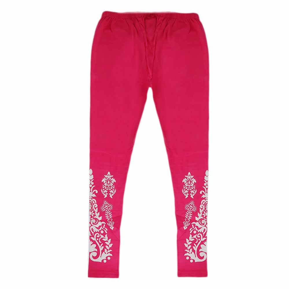 Girls Tights Bottom Print - Pink, Kids, Tights Leggings And Pajama, Chase Value, Chase Value