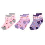 Girls 3 Pieces Socks - Multi, Kids, Girls Socks, Chase Value, Chase Value