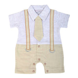 Newborn Boys Turkish Romper - Beige, Kids, NB Boys Rompers, Chase Value, Chase Value