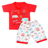 Boys Half Sleeves Short Suit - Red, Kids, Boys Sets And Suits, Chase Value, Chase Value