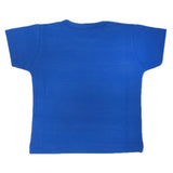 Newborn Boys Round Neck Half Sleeves T-Shirt - Royal Blue, Kids, NB Boys Shirts And T-Shirts, Chase Value, Chase Value