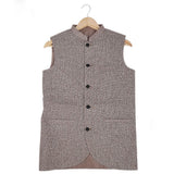 Men's Plain Waist Coat - Light Brown, Men, Waist Coats, Chase Value, Chase Value
