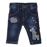 Newborn Girls Denim Pant - Dark Blue, Kids, NB Girls Shorts Skirts And Pants, Chase Value, Chase Value