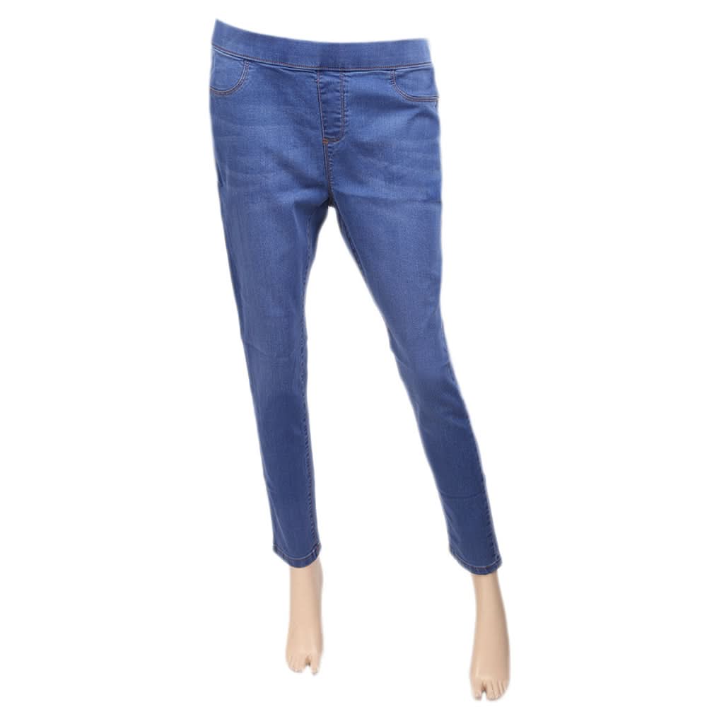Women's Denim Jagging Pant - Blue, Women, Pants & Tights, Chase Value, Chase Value