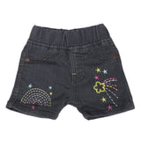 Newborn Girls Denim Short - Grey, Kids, NB Girls Shorts Skirts And Pants, Chase Value, Chase Value