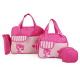 NewBorn Baby Bag 3 Pcs - Dark Pink, Kids, Maternity Bag (Diaper Bag), Chase Value, Chase Value