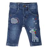 Newborn Girls Denim Pant - Blue, Kids, NB Girls Shorts Skirts And Pants, Chase Value, Chase Value