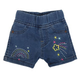 Newborn Girls Denim Short - Blue, Kids, NB Girls Shorts Skirts And Pants, Chase Value, Chase Value