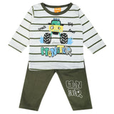 Newborn Boys Full Sleeves Suit - Dark Green, Newborn Boys Sets & Suits, Chase Value, Chase Value