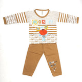 Boys Pajama Suit - Brown, Kids, Boys Sets And Suits, Chase Value, Chase Value