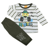 Newborn Boys Full Sleeves Suit - Dark Green, Newborn Boys Sets & Suits, Chase Value, Chase Value