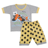 Boys Half Sleeves Short Suit - Grey, Kids, Boys Sets And Suits, Chase Value, Chase Value