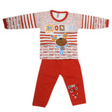 Boys Pajama Suit - Rust, Kids, Boys Sets And Suits, Chase Value, Chase Value