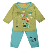 Newborn Boys Full Sleeves Suit - Light Green, Newborn Boys Sets & Suits, Chase Value, Chase Value