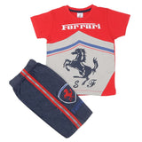 Boys Half Sleeves Short Suit - Red, Kids, Boys Sets And Suits, Chase Value, Chase Value