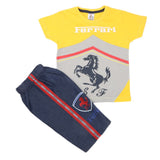 Boys Half Sleeves Short Suit - Yellow, Kids, Boys Sets And Suits, Chase Value, Chase Value