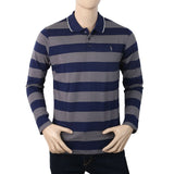 Men's Full Sleeves Polo T-Shirt - Navy Blue, Men, T-Shirts And Polos, Chase Value, Chase Value