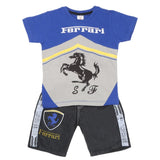 Boys Half Sleeves Short Suit - Blue, Kids, Boys Sets And Suits, Chase Value, Chase Value