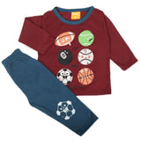 Newborn Boys Full Sleeves Suit - Maroon, Newborn Boys Sets & Suits, Chase Value, Chase Value