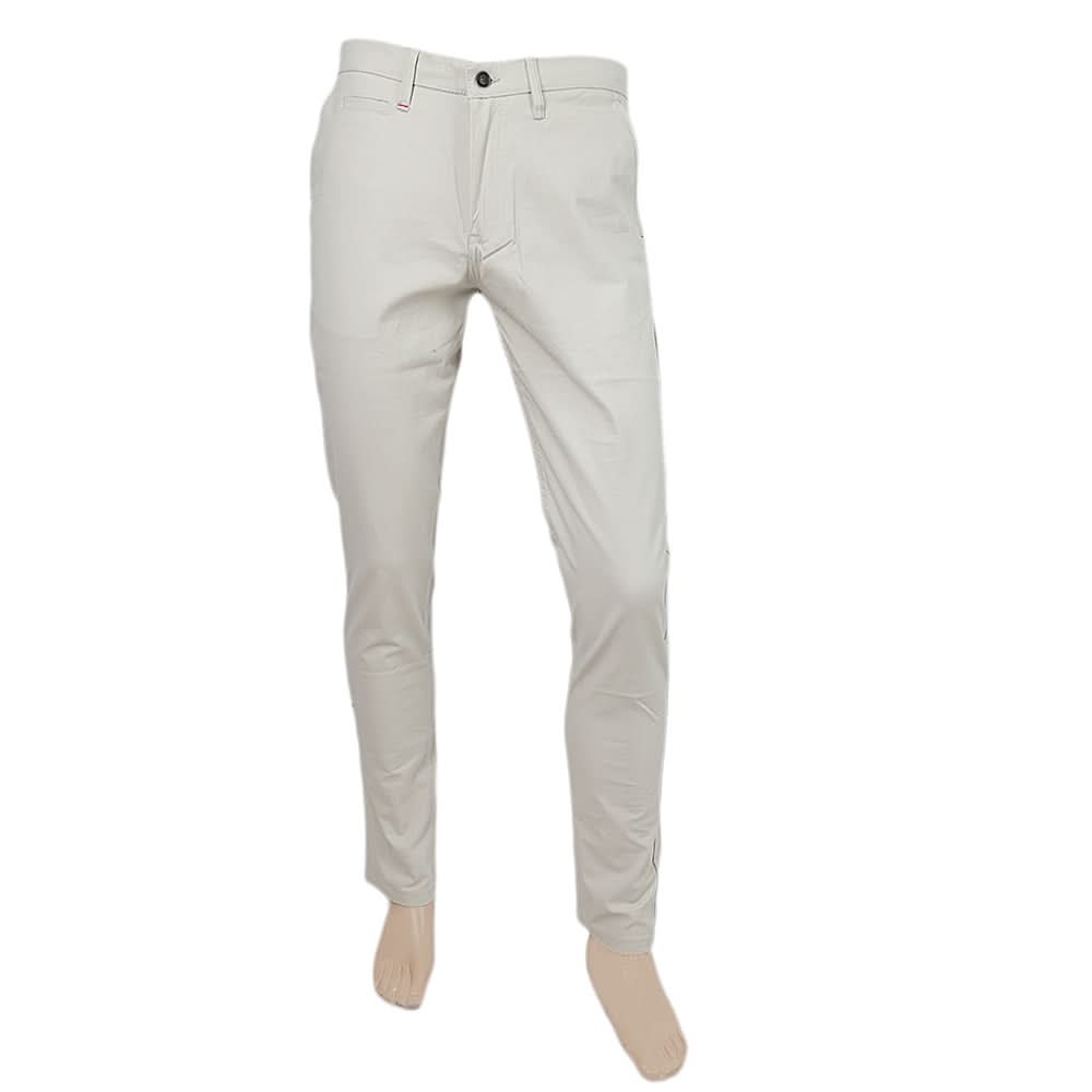 Men's Cotton Chinos - Off White, Men, Casual Pants And Jeans, Chase Value, Chase Value