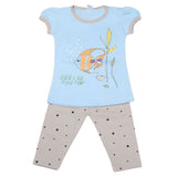 Girls Half Sleeves Suit - Blue, Kids, Girls Sets And Suits, Chase Value, Chase Value