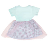 Newborn Girls Frock - Cyan, Kids, NB Girls Frocks, Chase Value, Chase Value