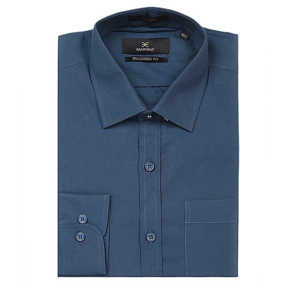 Men's Formal Full Sleeves Shirt - Steel Blue, Men, Shirts, Chase Value, Chase Value