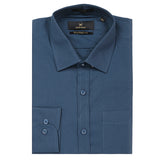 Men's Formal Full Sleeves Shirt - Steel Blue, Men, Shirts, Chase Value, Chase Value