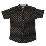 Boys Eminent Casual Half Sleeves Shirt - Black, Boys Shirts, Eminent, Chase Value