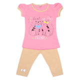 Girls Half Sleeves Suit - Pink, Kids, Girls Sets And Suits, Chase Value, Chase Value