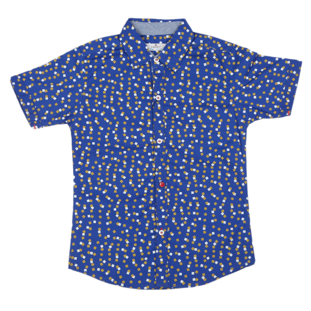 Boys Eminent Casual Half Sleeves Shirt - Blue, Boys Shirts, Eminent, Chase Value